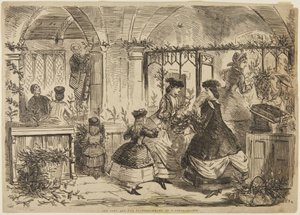 Døbefonten og blomsterne af John Leech