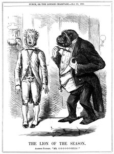 Årstidens løve, 1861 af John Leech