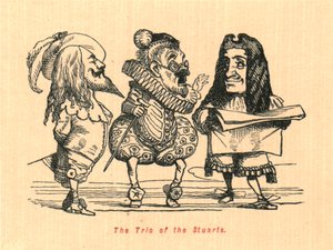 Stuarternes trio, 1897. af John Leech