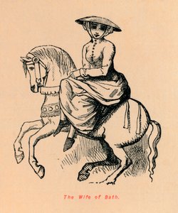 The Wife of Bath, c1860, c1860 af John Leech