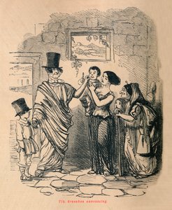 Tib Gracchus canvassing, 1852 af John Leech