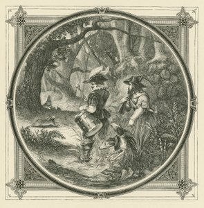 Harer fanges ikke med trommeslag, heller ikke fugle med tarteletter (gravering) af John Leighton