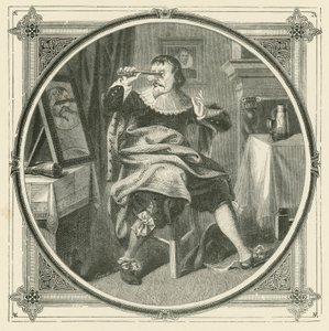 Hvem skærer sin næse af, trodser sit eget ansigt (gravering) af John Leighton
