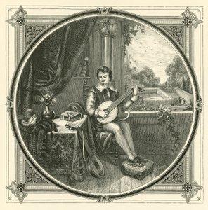 Hvem har ikke følt kærlighed (gravering) af John Leighton