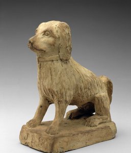 Spaniel, ca. 1870-1880 (stentøj) af John Lewis Stone