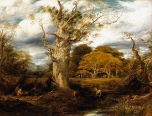 En træscene, 1844