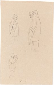 Figurstudier af John Linnell