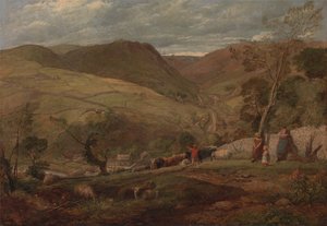Hanson Toot, udsigt i Dovedale af John Linnell