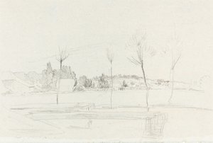 Landskab i Hertfordshire af John Linnell