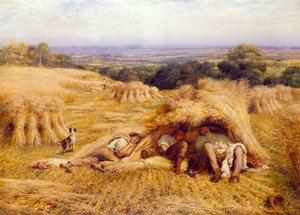 Middagshvilen, 1862 af John Linnell