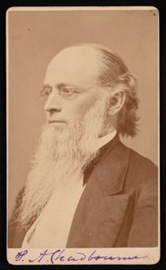 Portræt af Paul Ansel Chadbourne 1823-1883, mellem 1872 og 1875. af John Lyman Lovell
