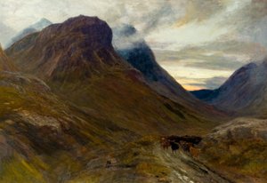 Glencoe, ca. 1875 (olie på lærred)