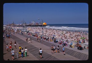 Strandpromenade, strand, casinomole, Seaside Heights, New Jersey, USA