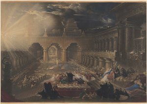 Belsazzars fest af John Martin