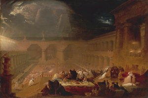 Belsazzars fest af John Martin