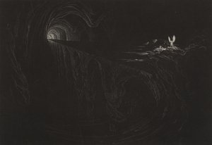 Kaosbroen, ca. 1827 (mezzotint) af John Martin
