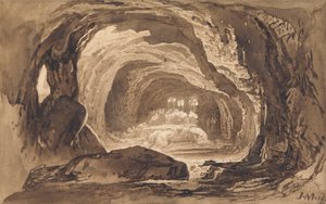 Begravelse af Sarah af John Martin