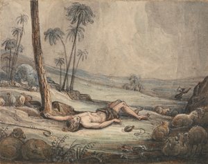 Kain og Abel af John Martin