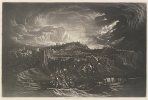 Jerikos mures fald af John Martin