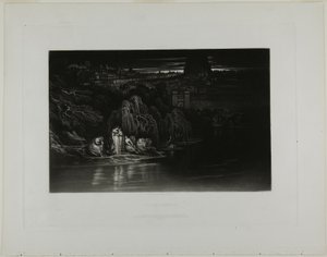 Salme CXXXVII, fra Illustrationer af Bibelen af John Martin