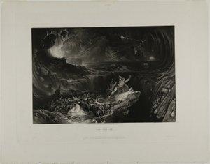 Syndfloden, fra illustrationer af Bibelen af John Martin