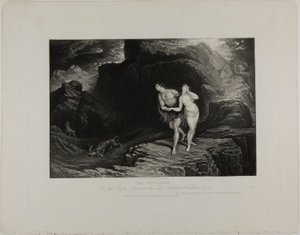 Uddrivelsen, fra illustrationer af Bibelen af John Martin