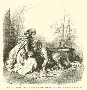 Illustration til "En fortælling om to byer" af Charles Dickens af John McLenan