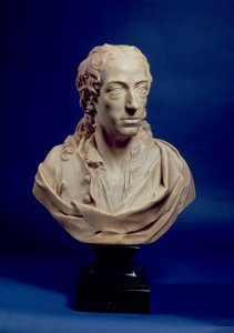 Buste af Alexander Pope (marmor)