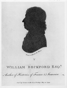 William Beckford Esq. (d.1799) Forfatter til Historier om Frankrig og Jamaica, fra en skygge, pub. af Vernor und Hood, 1799 af John Miers