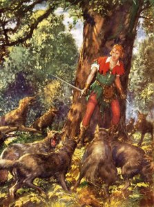 Robin Hood fanget af ulve