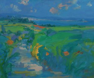 Mounts Bay Impression, 1992 af John Miller