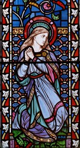 Lazaruss Sister, ca. 1861 (farvet glas)