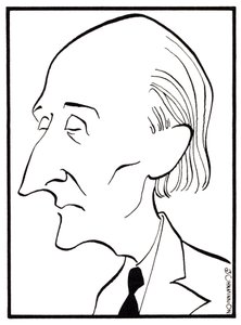 Frederick Delius - karikatur af John Minnion - engelsk komponist - 29. januar 1862 - 10. juni 1934 af John Minnion