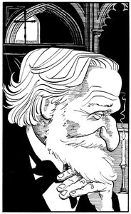 Giuseppe Verdi - profilportræt af den italienske komponist, 9. eller 10. oktober 1813 - 27. januar 1901