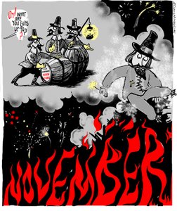 Guy Fawkes-dag, 5. november af John Minnion