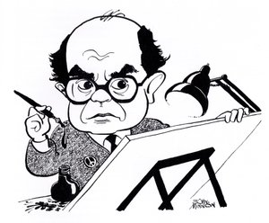 Vicky (Victor Weisz), karikatur