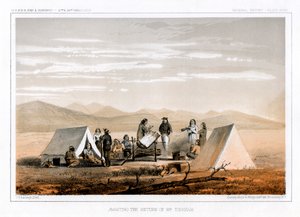 Afventer Mr Tinkhams tilbagevenden, 1856. af John Mix Stanley