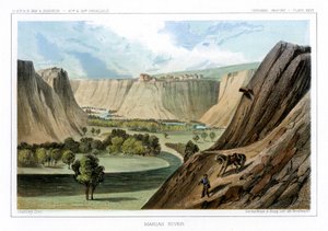 Marias-floden, Montana, USA, 1856.