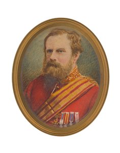 Generalløjtnant David Pott (1812-1881) i stabsuniform