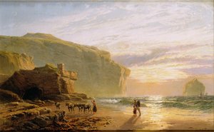 Ud for den korniske kyst eller Trebarwith Strand