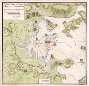 Et kort over Boston af Montresor