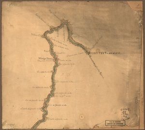 (Kort over Ohio-floden fra Fort Pitt. LOC gm71002315