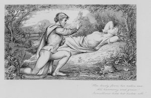 Robert Burns: Blooming Nelly (gravering)