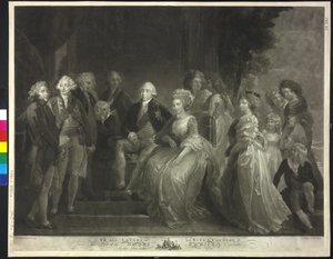 Kongen af England med sin kvinde og hendes børn George III