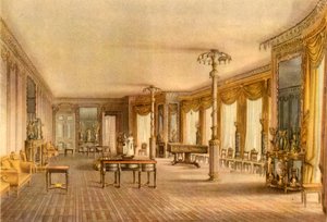 The North Drawing-Room, Royal Pavilion, Brighton, East Sussex, 1824, 1946. af John Nash