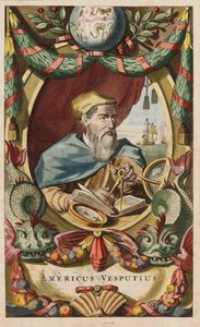 Portræt af Amerigo Vespucci, 1671
