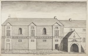 St Andrews Delineated - The Library (pen & vask på papir)