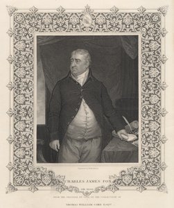 Charles James Fox (gravering) af John Opie