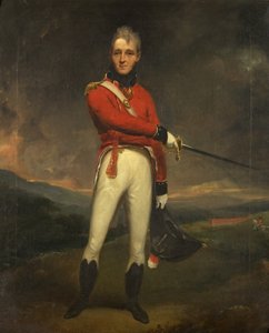 Løjtnant John Burge (olie på lærred)
