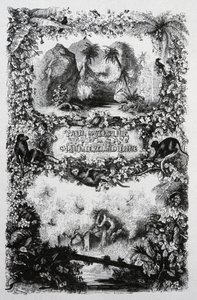 Paul og Virginia, ca. 1860-1870 (kobberstik) af John Orrin Smith